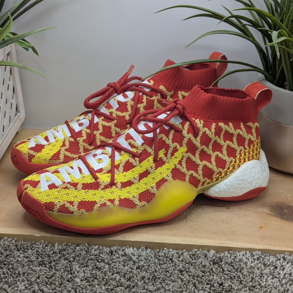adidas 2019 Pharrell x Crazy BYW Chinese New Year Mens Size 9.5 Running Shoes